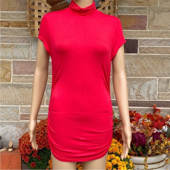 Kenneth Cole Ruched Tunic Top - Picture 1 of 11